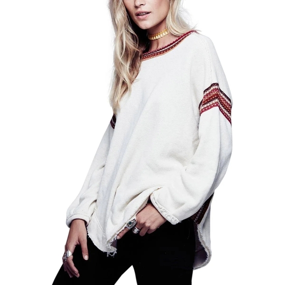 Free People Sweaters - FP Oversized Boho Trudy Pullover